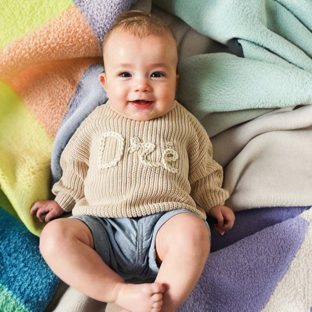 Cute Baby Sweater With Name A Unique and Meaningful Present for