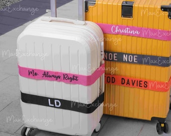 Gepersonaliseerde bagageband: zorg voor de veiligheid van uw bagage terwijl u gepersonaliseerde tekst of naam toevoegt