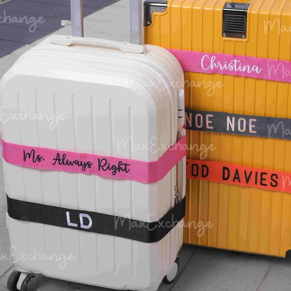 Customized Baggage Belt: Ensure Your Luggage Safety While Adding Personalized Text or Name