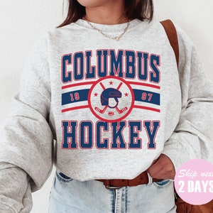 Vintage NHL (Lee) - Columbus Blue Jackets Crew Neck Sweatshirt