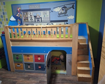 Bunk bed police station