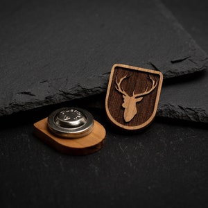 Traditional pin with magnet or needle – various motifs