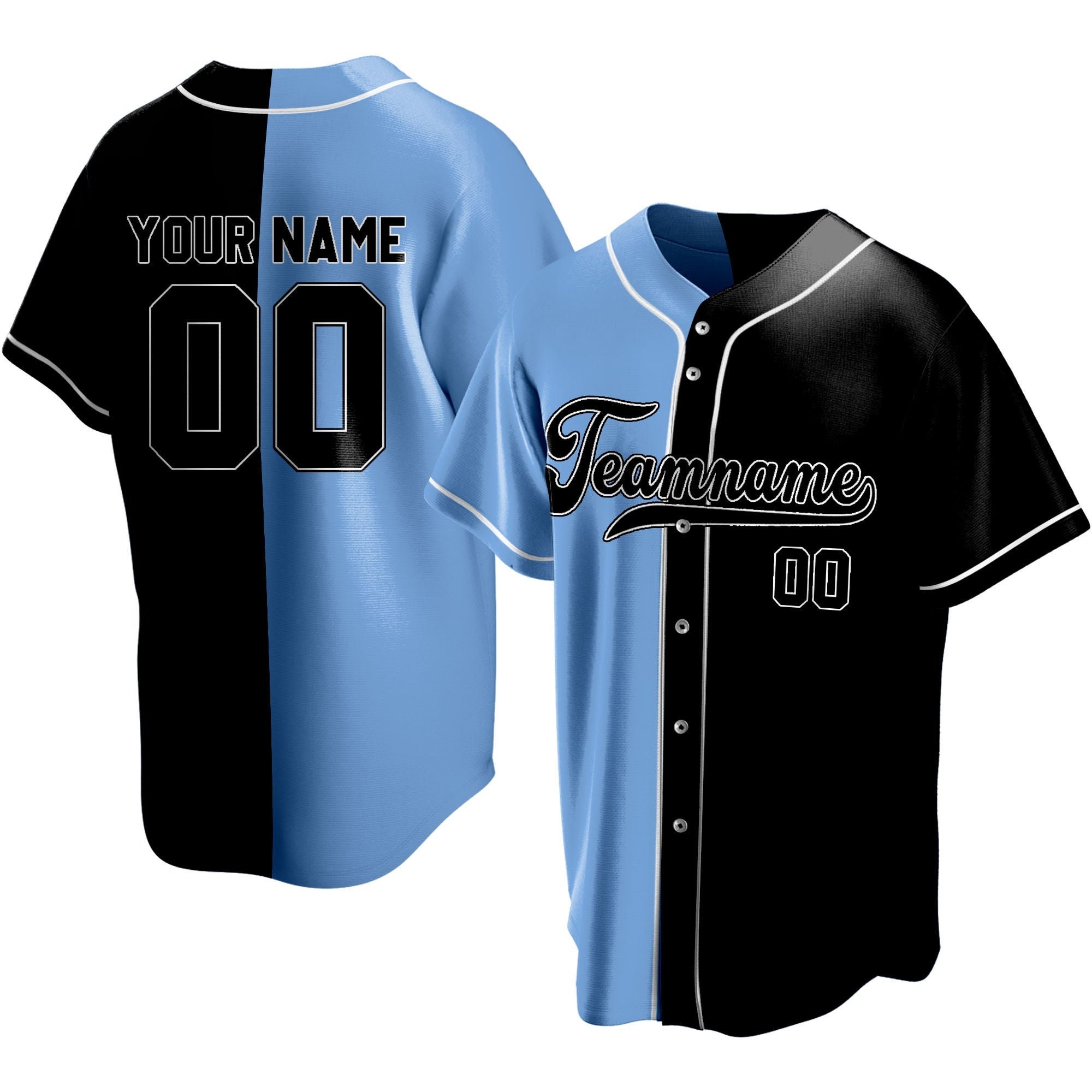 Plain Baseball Jersey 