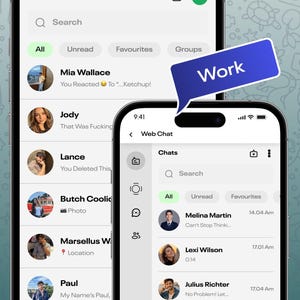 Flutter Chat App Source Code | Dual Account Messenger | iOS Android Web App | QR Chat & Backup image 3