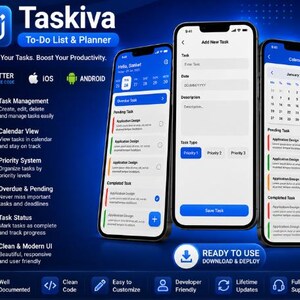 To Do List & Planner App | Flutter Source Code | Task Management App
