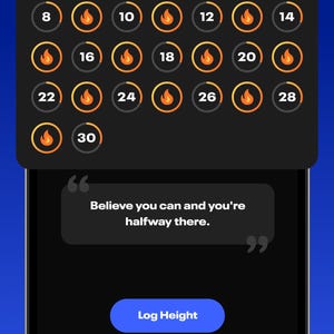 Taller+ Flutter App Source Code | Android iOS Mobile App Template | Height Tracker App | Dart Flutter Project | Mobile App Code image 5