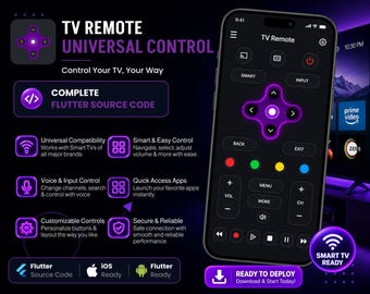 Uniwersalny pilot do telewizora – aplikacja do sterowania telewizorem Smart TV | iOS i Android
