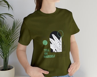 Tell On Yourself Serenity Oración Recuperación Camiseta Unisex Jersey Camiseta de manga corta