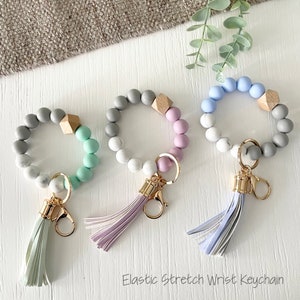 Wristlet Keyring / Wrist Keyring / Key ring / Keychain / Key chain / Bag Charm / Teacher Gift / Teacher Appreciation Gift / Gift for Sister