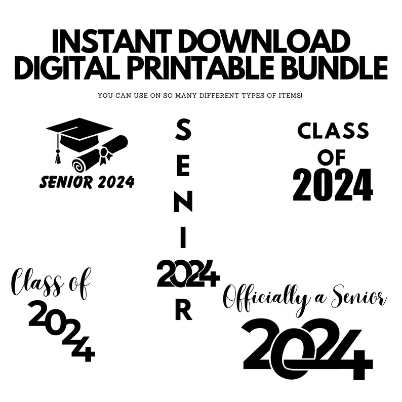 2024 Graduate Class of 2024 High School College Graduation Etsy