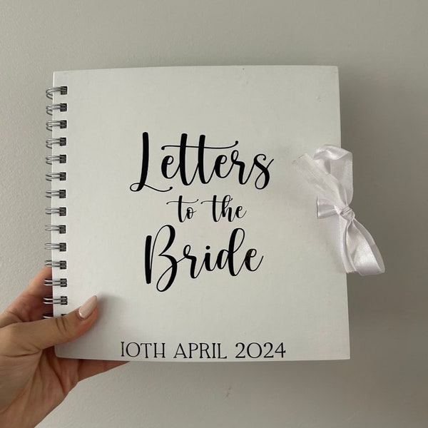 Letters to the Bride Personalised Scrapbook