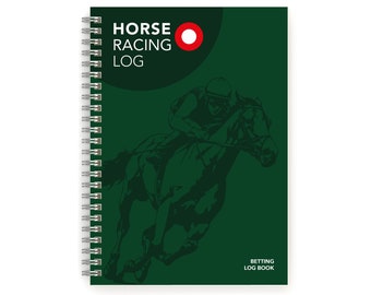 Horse Racing Log - A5 Size with 100 inner pages