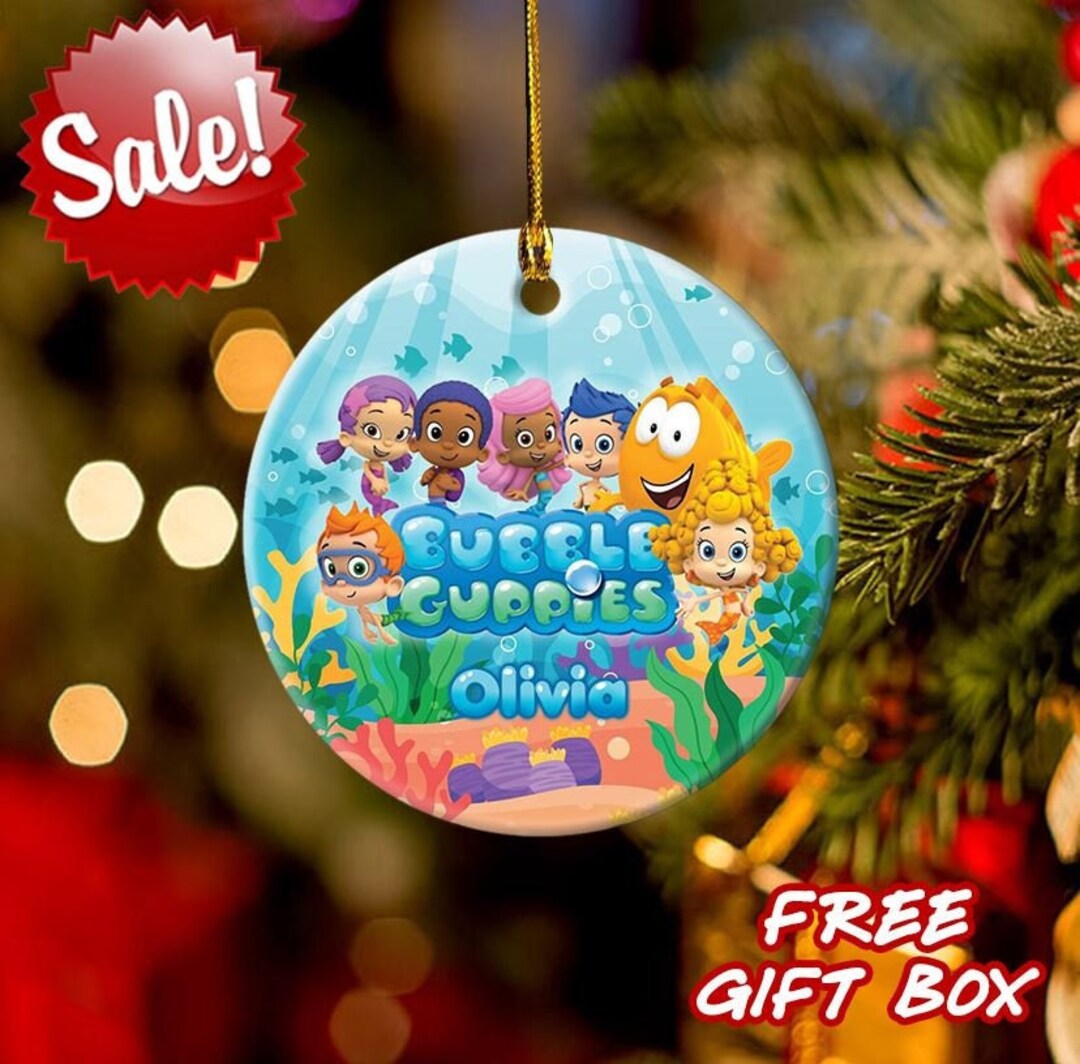 Bubble Guppies Chirstmas Ornamentbubble Guppies Christmas - Etsy