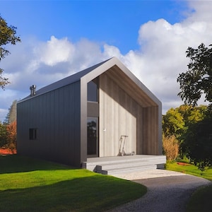 Tiny Home Plans with Loft: 650 sq ft Small Cabin Blueprint (PDF Download)