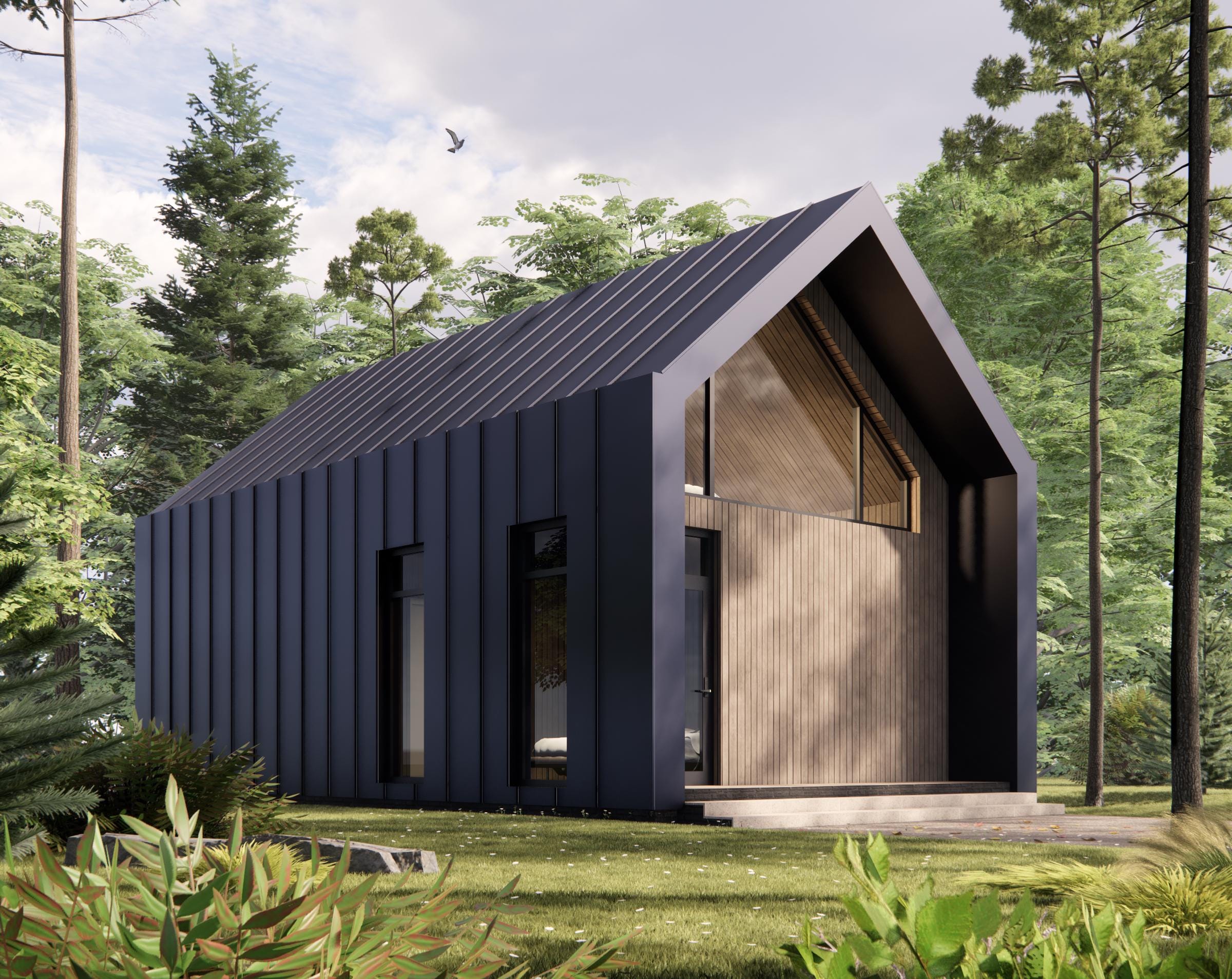 Take a tour of this Stunning 6-bed Transitional French Country House Plan  with a 2-bed Apartment., image size:2400x1908