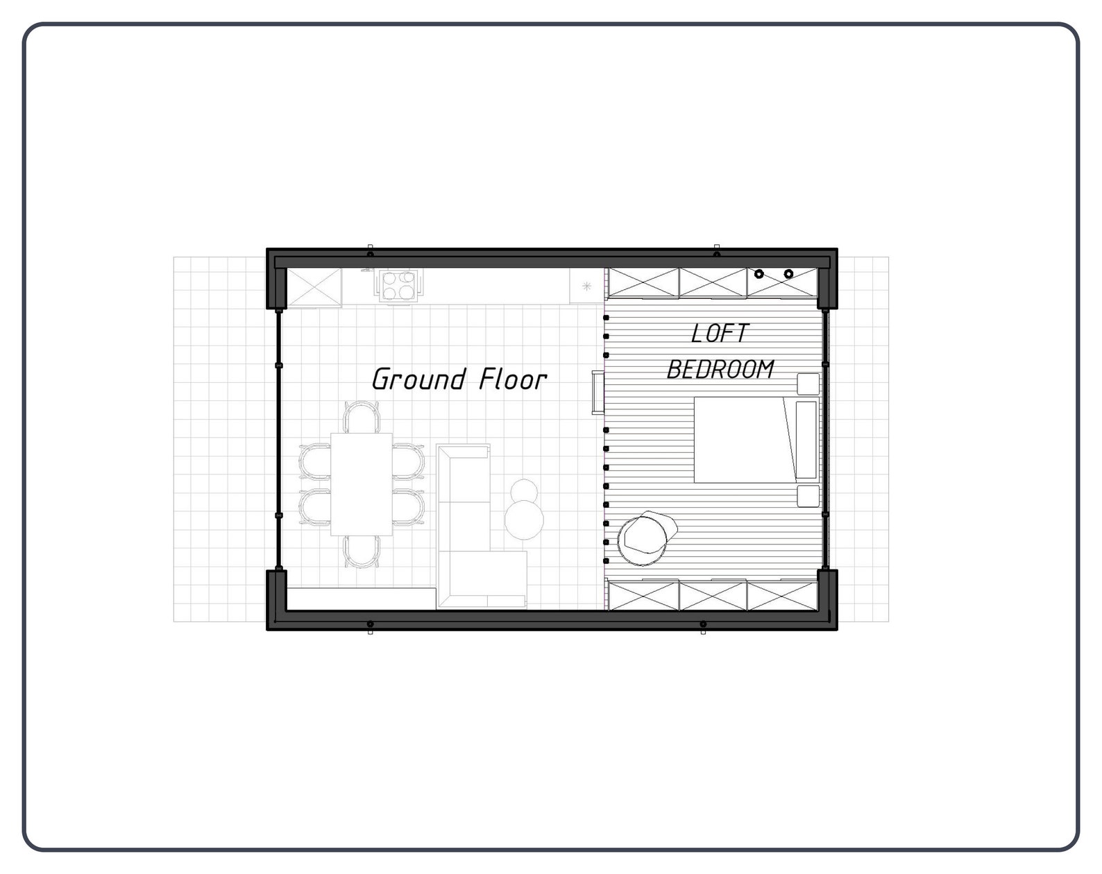 2 Bedroom Barndominium Floor Small Tiny House Plans 1000 Sq Ft ADU 2-bedroom-barndominium-floor-small-tiny-house-plans-1000-sq-ft-adu