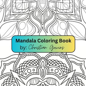 Mandala Coloring Book (PDF + Procreate) | Printable Coloring Book | Relaxing, Intricate, Stress Relief Art Therapy