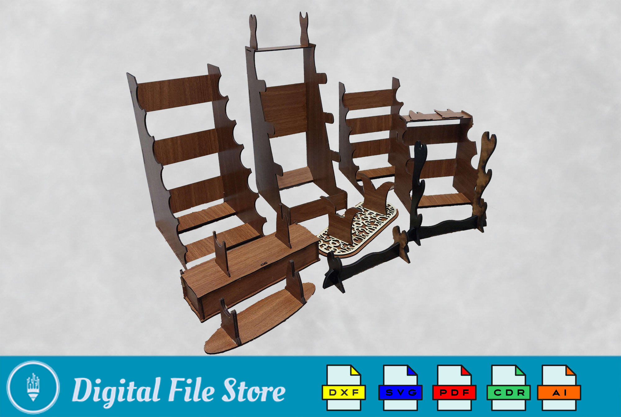 9 Pcs Knife Stand for Laser Cutting Etsy