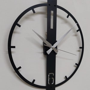 Large Metal Wall Clock, Modern Wall Clock, Wall Clock Unique, Decorative clock, Clocks for Wall, Oversize Wall Clock,