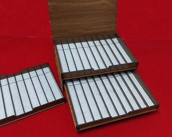 Personalized Wooden Jewelry Box: Engraved 10-Compartment Collection Box