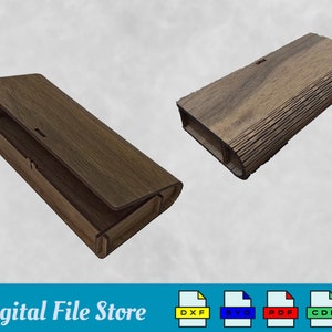 Souvenir Box svg, Geschenkbox dxf, Stiftebox 3mm Laserschnittdatei