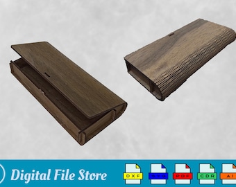 Laser Cut Pen Box SVG: Souvenir Gift Box (Digital Download)