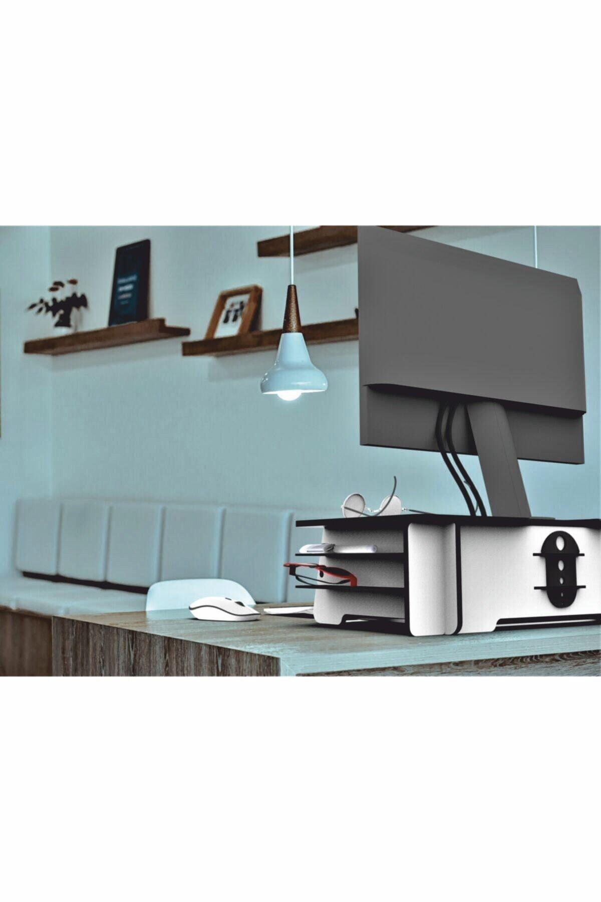 Monitor Stand Wood Laser Cut File,dxf, Cdr, Pdf, Svg Files,wooden