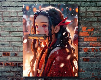 Santoryu Rengoku OniGiri Art Board Print for Sale by AniGurl