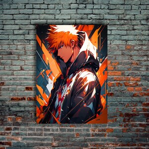  POSTER STOP ONLINE Bleach - Manga Anime TV Show Poster Print  (Group - Chained) (Size 24 x 36) (Clear Poster Hanger) : Office Products