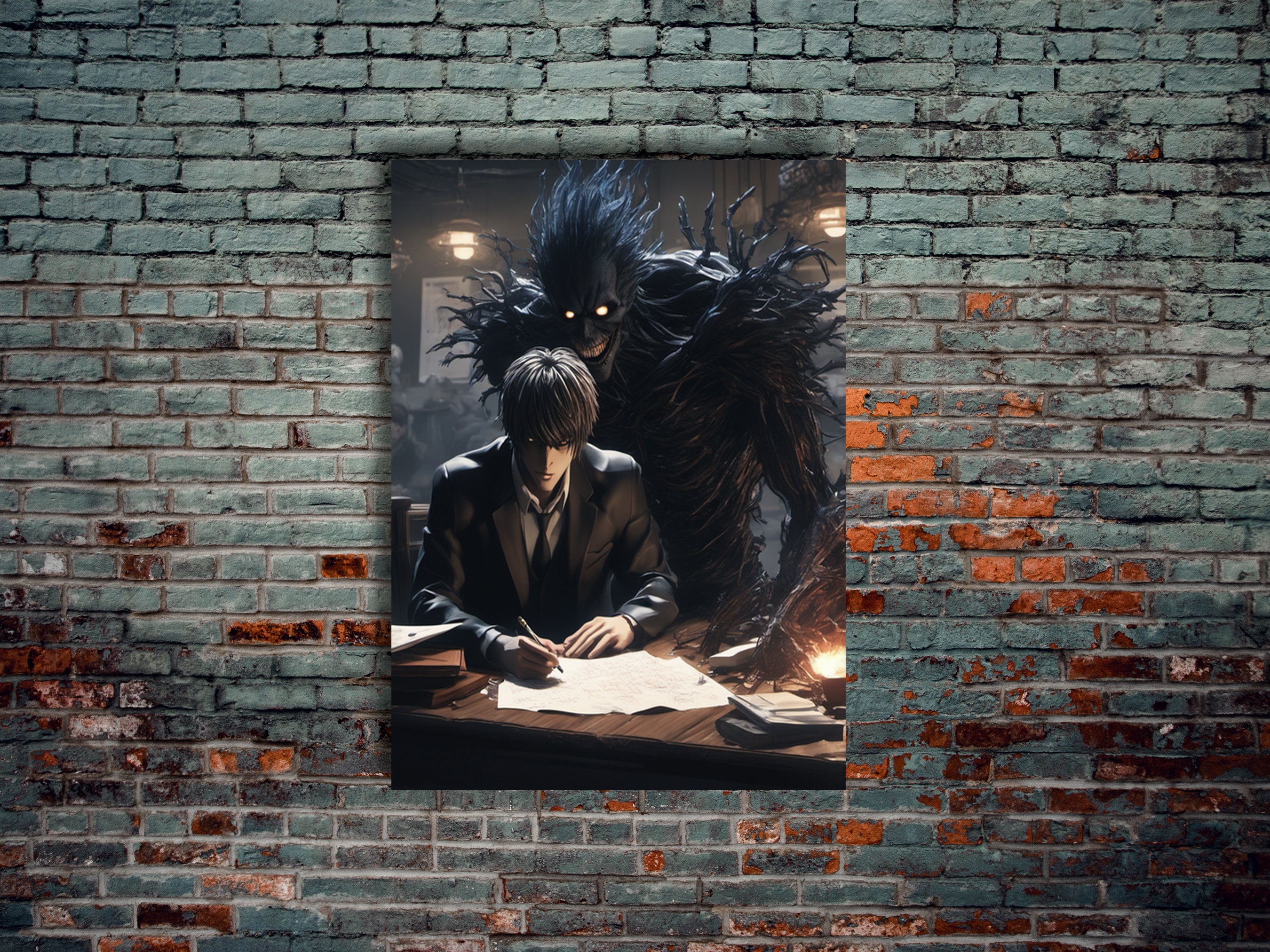 Death Note Light Yagami Anime Merch Cool Wall Decor Art Print Poster 16x24