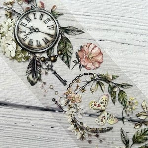 Floral Chronicles brede PET-tape **100 cm monsterlus**