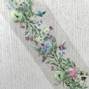Nastro in PET Beautiful Garden: nastro in PET floreale, articoli per l'artigianato