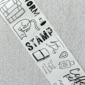 tägliches Bujo Washi Tape (3): Schwarz und weißes Washi Tape, Scrapbook, Kartenherstellung und Junk Journaling Zubehör