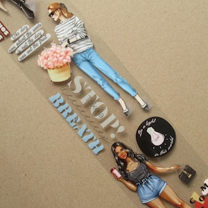 Chic Attitude PET Tape : Character Pet Tape, Scrapbook, Card Making and Junk Journaling supplies