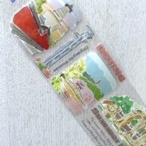 Nastro PET Beijing Scrolls: nastro PET da viaggio, articoli per l'artigianato e materiale effimero