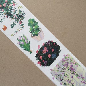 Pre-Cut Spring Oasis Tape (3): Floral Washi Tape, Craft supplies and Ephemera