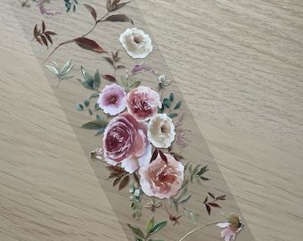 Fall Flowers PET Tape **100cm sample loop**