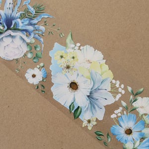 Serene PET tape: Floral PET Tape, Craft supplies and Ephemera
