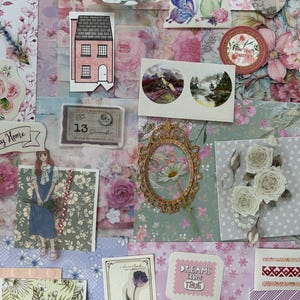 Set di carta/cartoncino Beautiful Blooms: carta per scrapbooking e materiale effimero