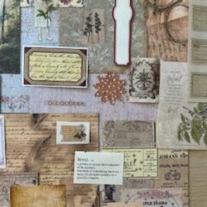 Pacchetto di carte di sfondo: carte per scrapbooking e materiale effimero