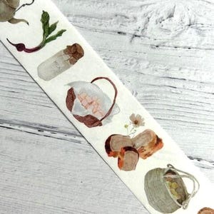Adesivi Washi Tape Cottage Charm (2): nastro washi alimentare, articoli per scrapbooking, creazione di biglietti e Junk Journaling