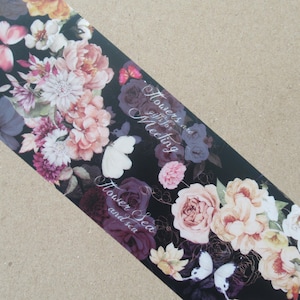 Rose Reverie Washi Tape, Floral Washi Tape: Craft Ephemera