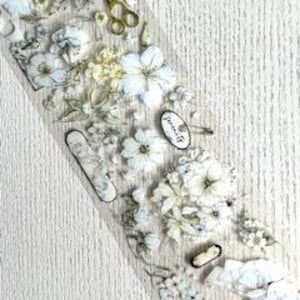 Cinta PET Serenity: Cinta PET floral, suministros para manualidades y artículos efímeros
