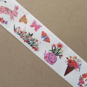 The Spring Gallery Washi Tape stickers (5): Floral Washi Tape, Craft supplies and Ephemera