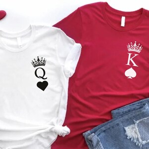 Couples Matching Shirts Matching Outfits Honeymoon Shirts Valentine&#39;s Day Gift For Women Men Valentine Day Gift For Her Him Gift For Couples