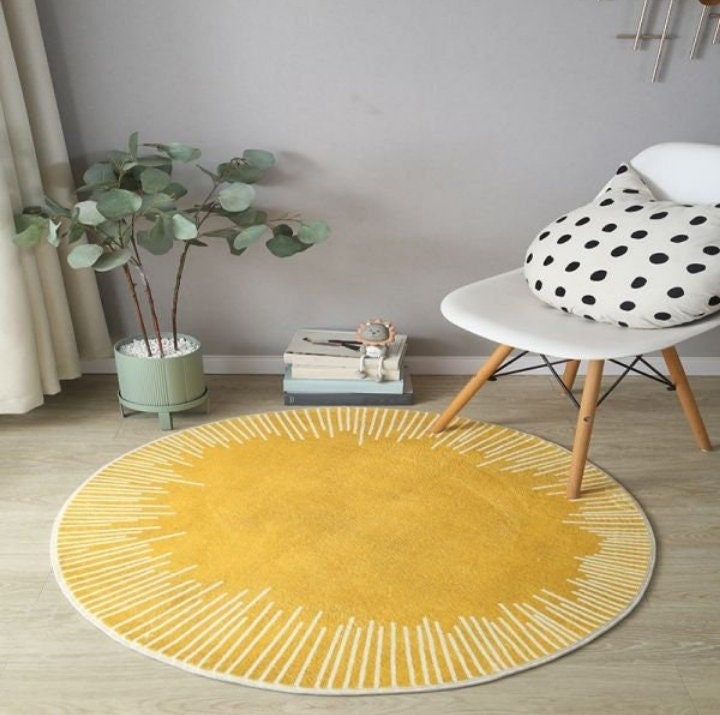 Round Shape Rug Round Shaped Hand Tufted New Rug Made of 100% New Zealand Wool Area Rug ...