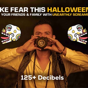 Real Screaming Aztec Death Whistle by ITZCUA - Etsy