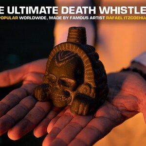Aztech Death Whistle Mexican Day Of The Dead Decoration Aztec Death Whistle - Authentic Ceramic Screaming Whistle For Halloween & Day Of The Dead Halloween Sound Effects Prop Aztec Death Whistle Video