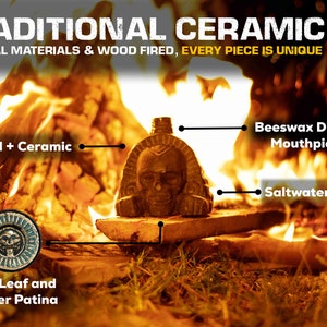 Real Screaming Aztec Death Whistle by ITZCUA - Etsy