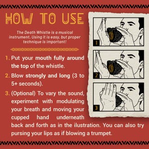 Real Screaming Aztec Death Whistle by ITZCUA - Etsy